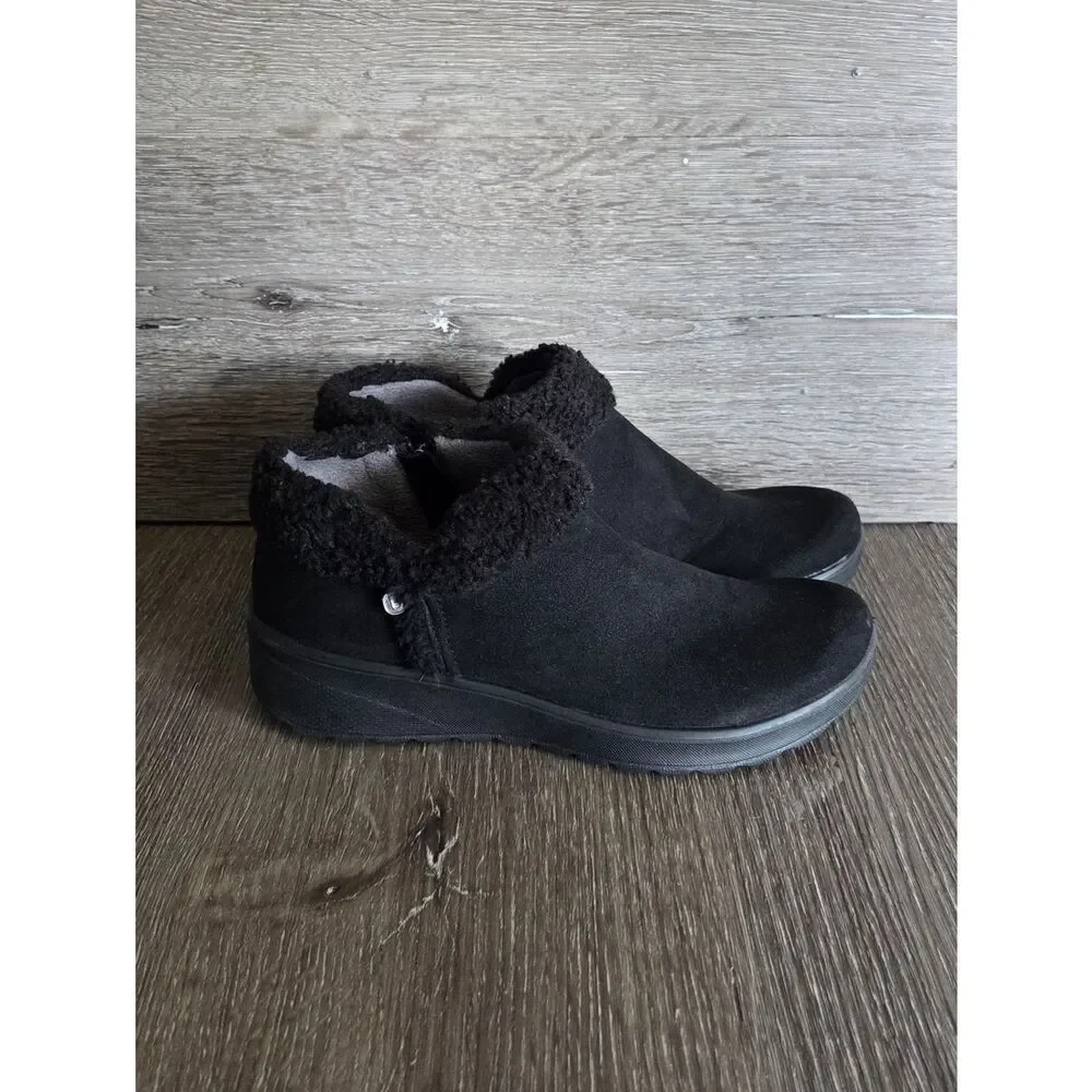 BZees Golden Go Women's Black Ankle Boots Size 5